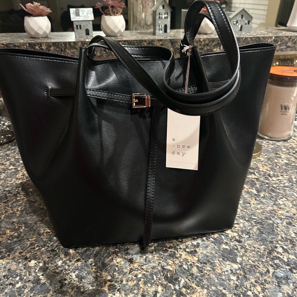A New Day Black Women's Tote Bag NWT